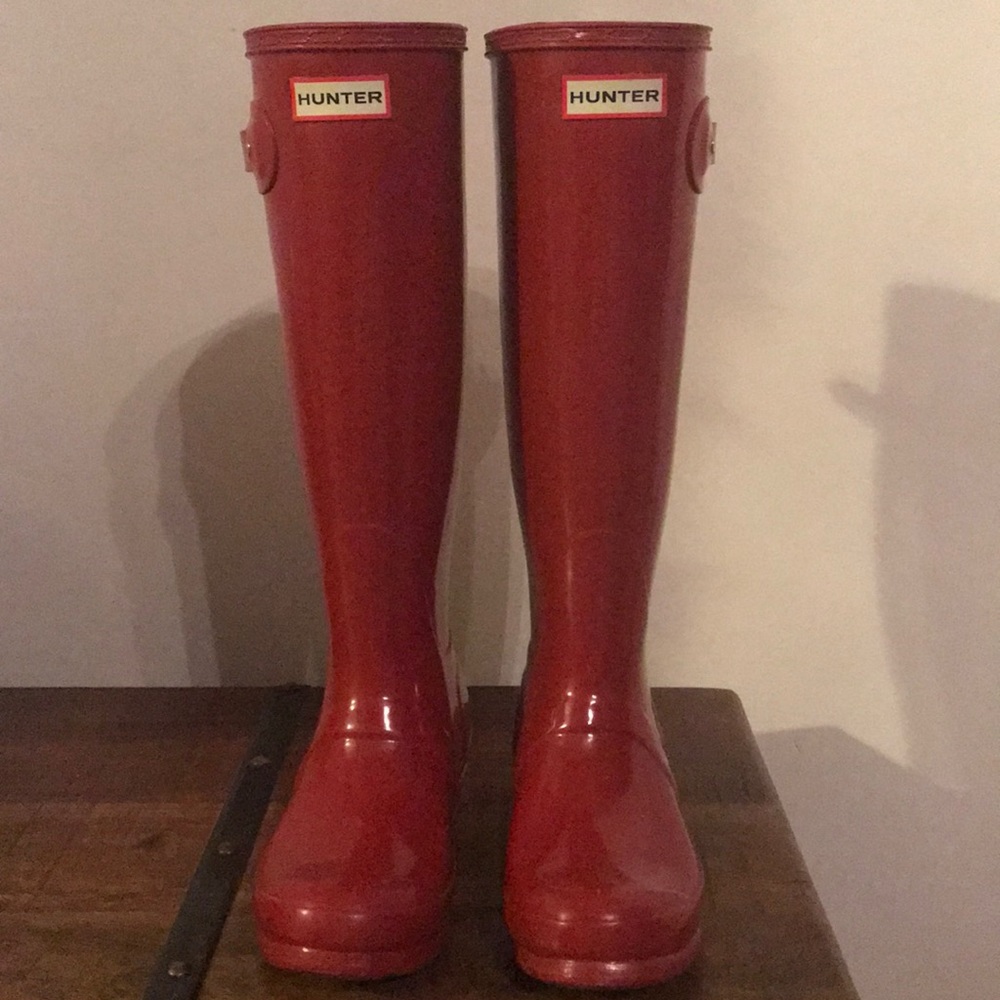 Red Hunter Rain Boots